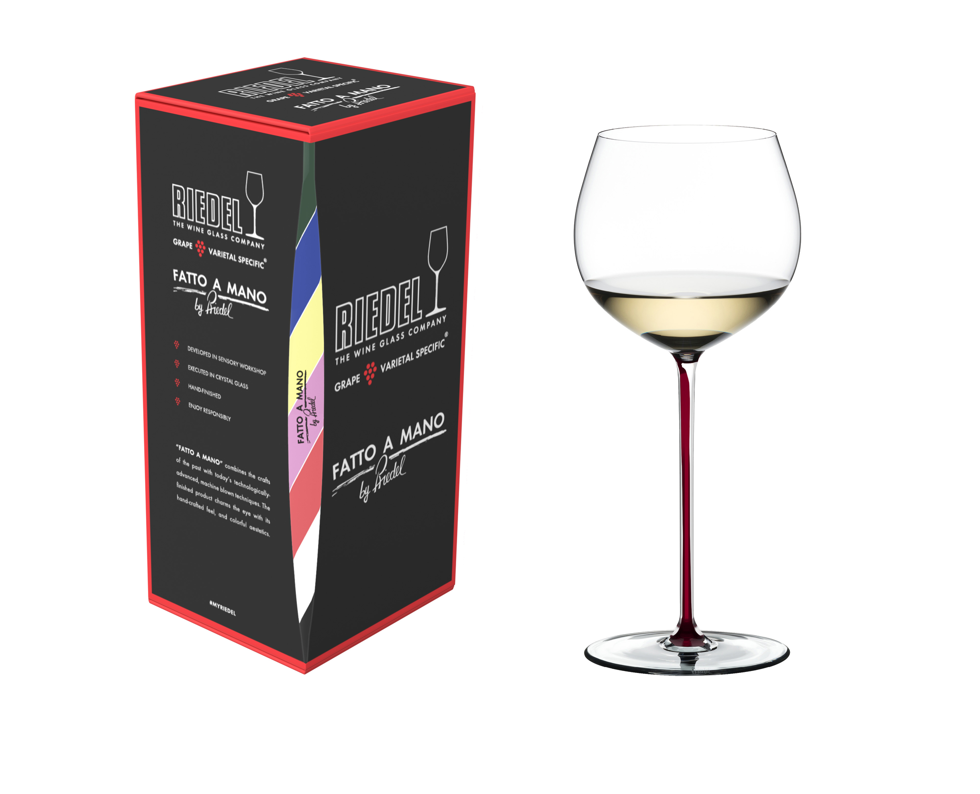 RIEDEL Fatto A Mano by RIEDEL Oaked Chardonnay - Dragon Red