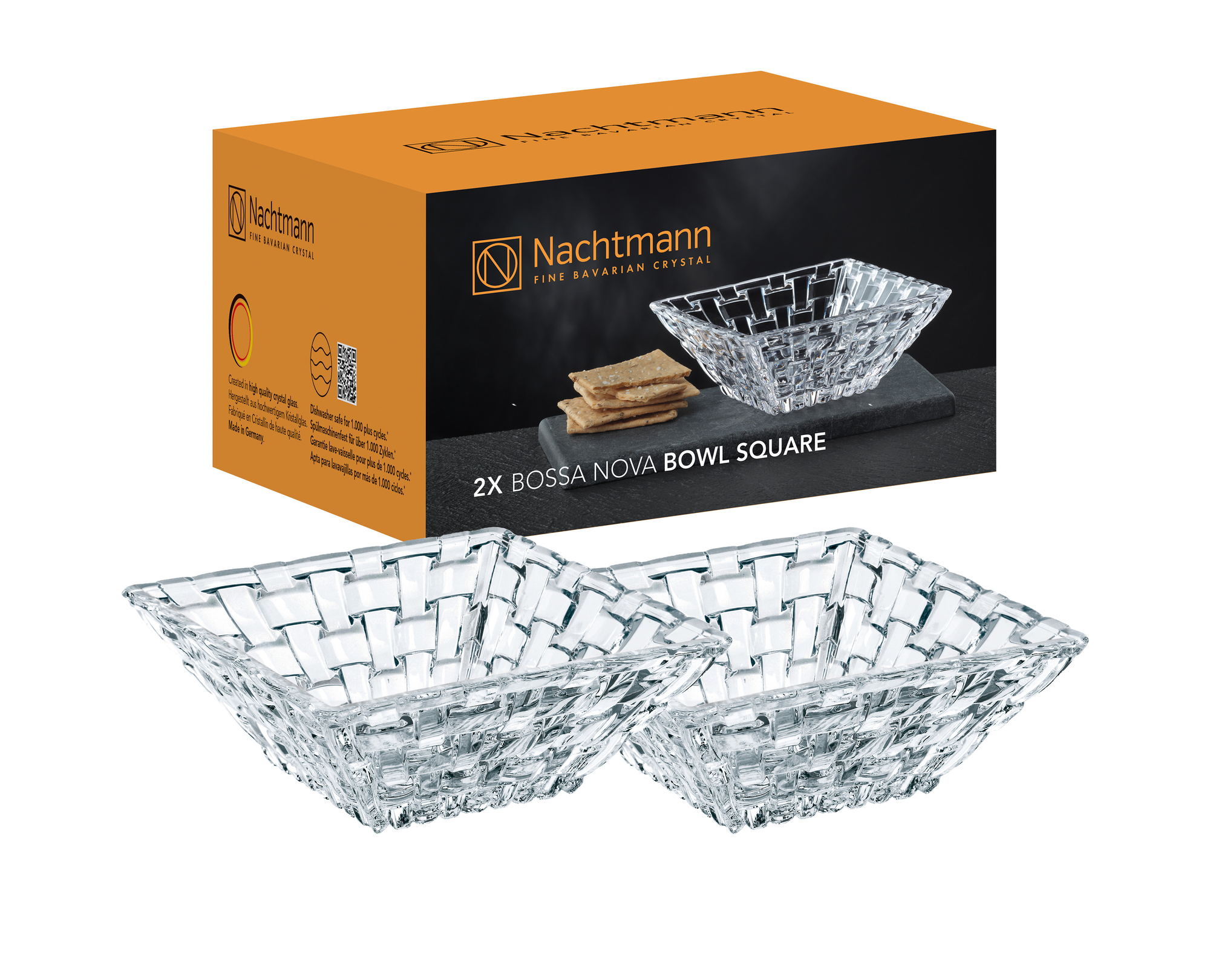 NACHTMANN Bossa Nova Bowl - square, 12cm | 4.724in