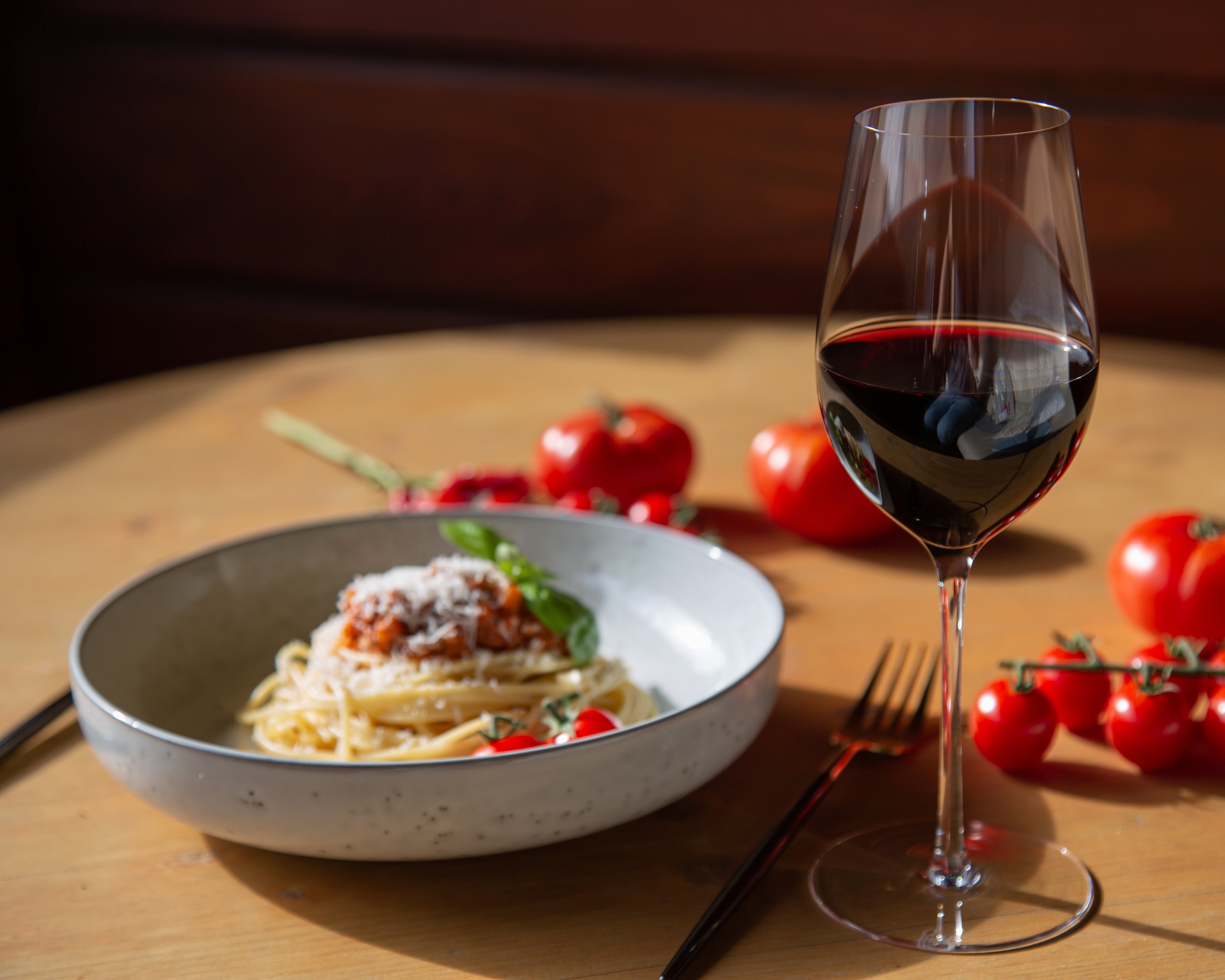 Zinfandel & Tagliatelle al Ragù alla Bolognese