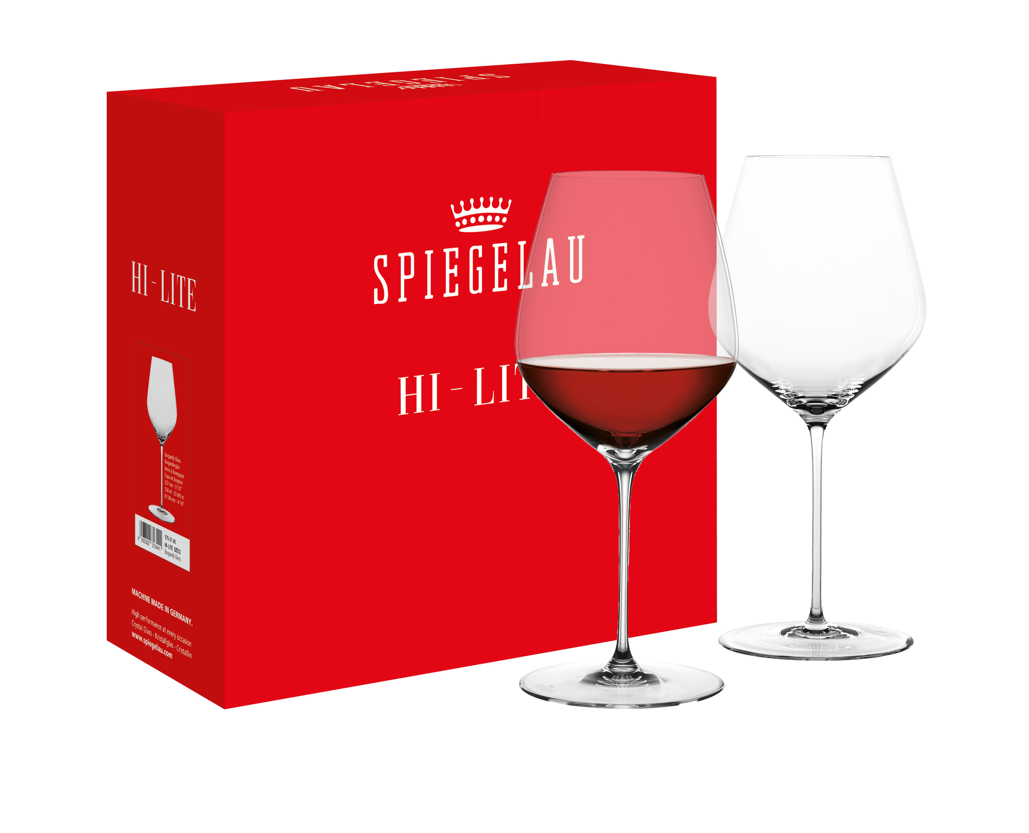 SPIEGELAU Hi-Lite Burgundy Glass