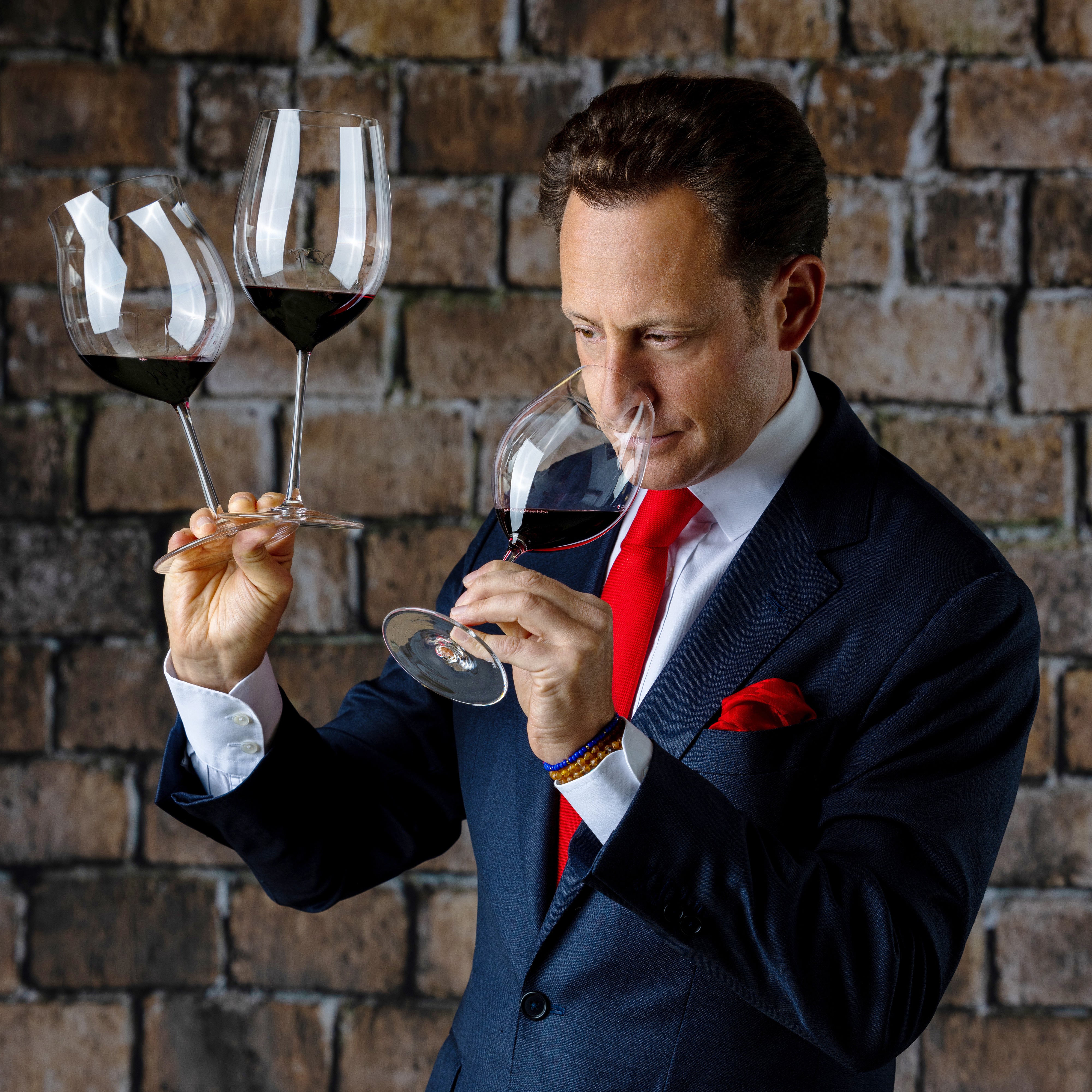 RIEDEL Sommeliers glassware in use