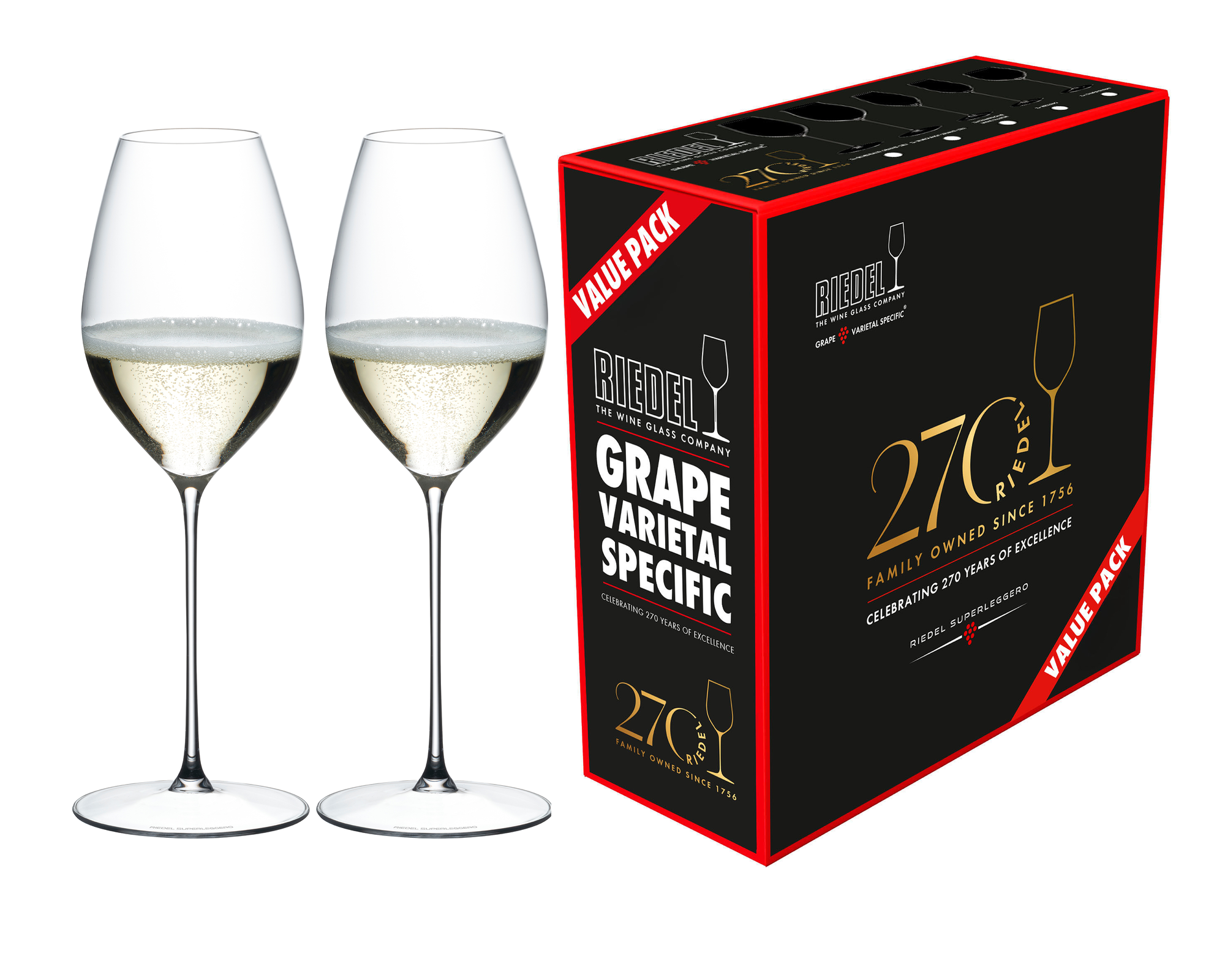 RIEDEL Superleggero Verre à vin de Champagne