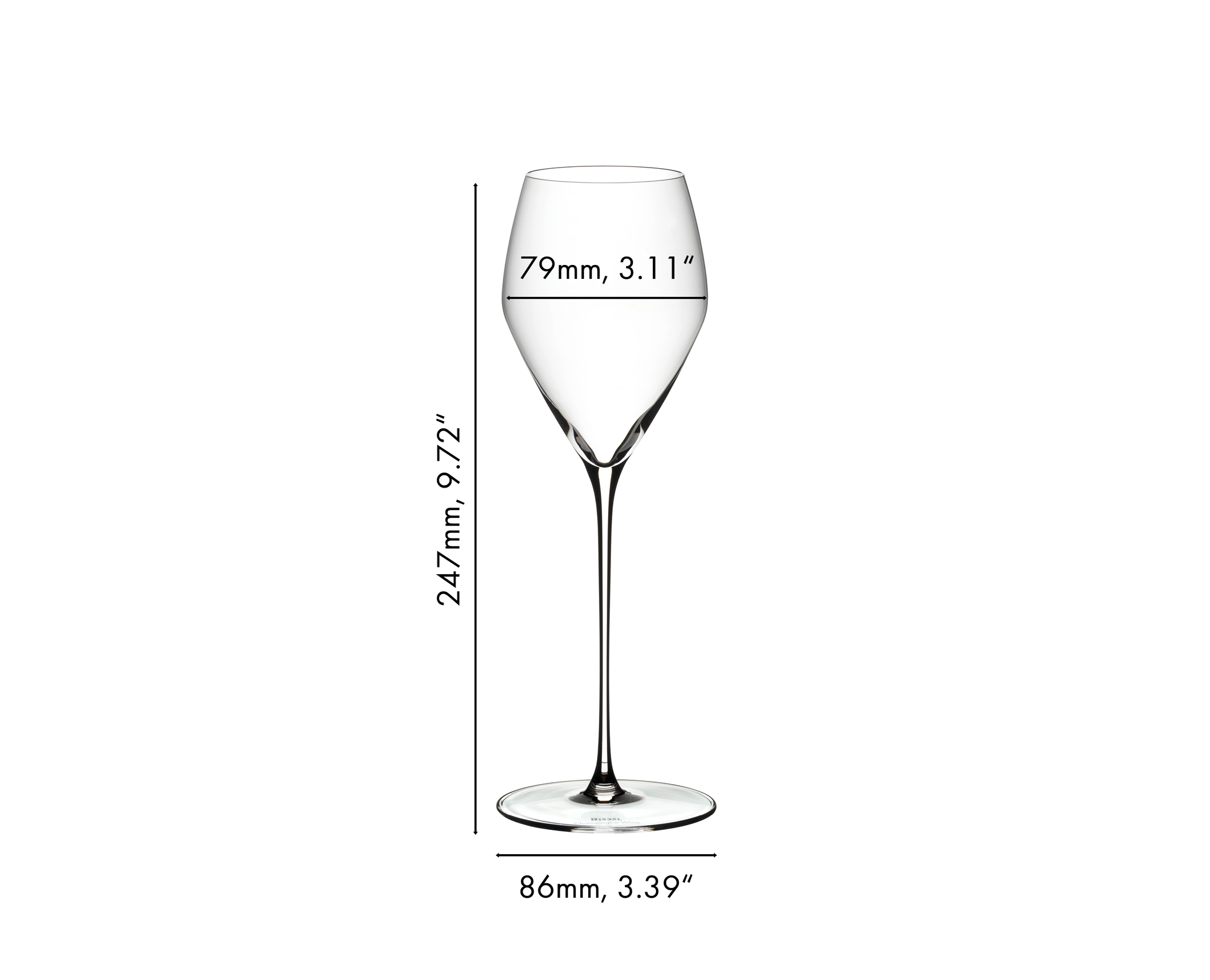 RIEDEL Veloce Champagner Weinglas | 2er Set