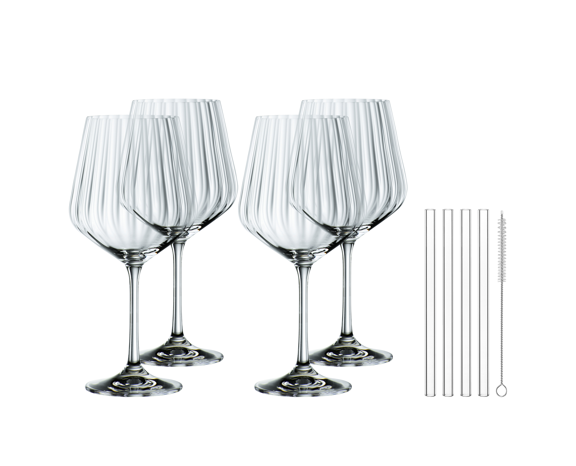 NACHTMANN Tastes Good Verres Gin Tonic avec Pailles