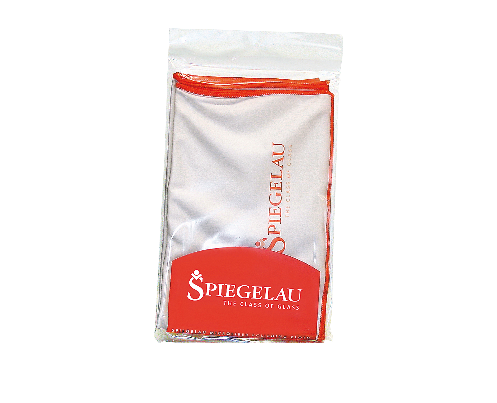 SPIEGELAU Microfiber Polishing Cloth -  Red / White
