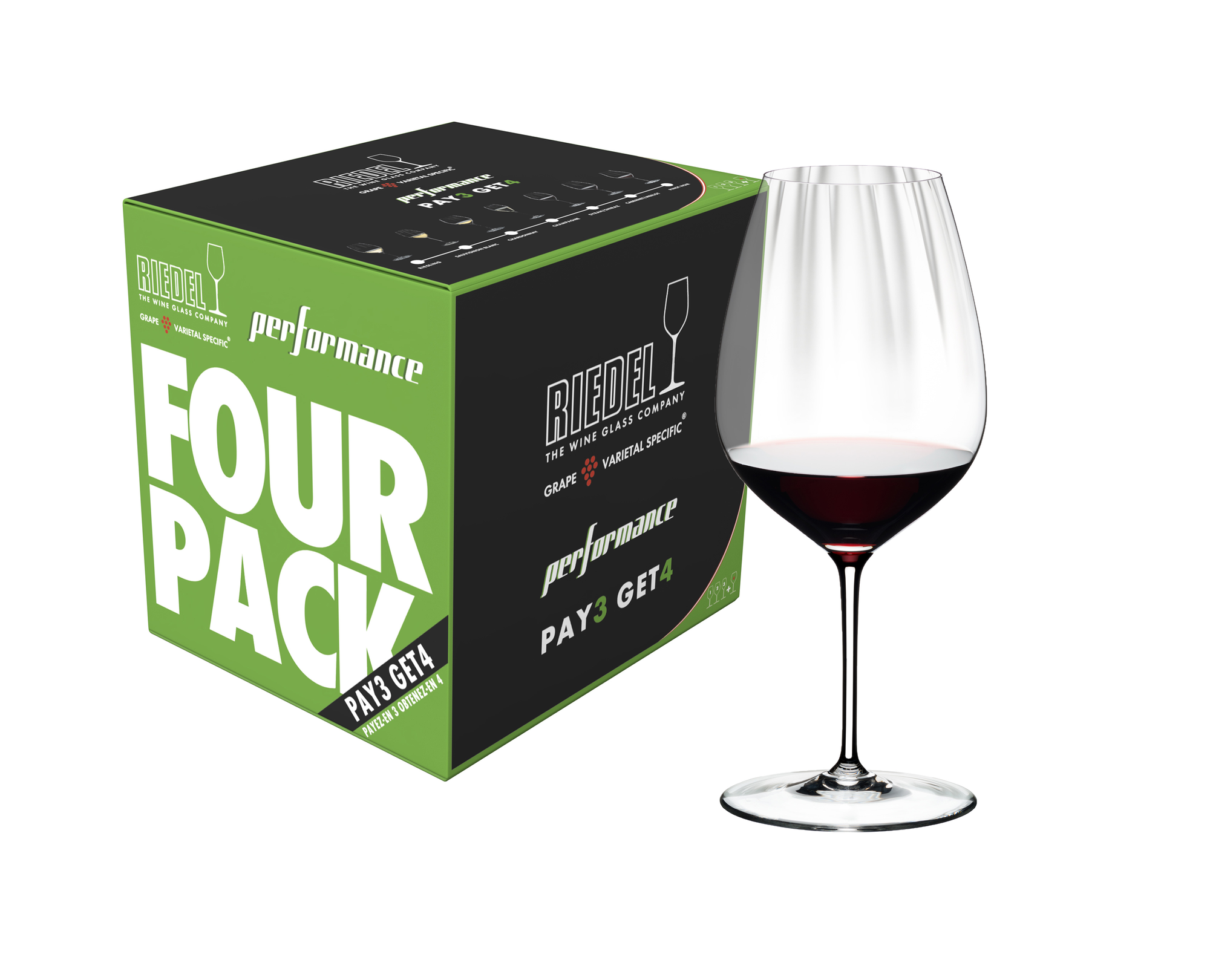 RIEDEL Performance Cabernet / Merlot | Value Pack - Buy 3 Get 4