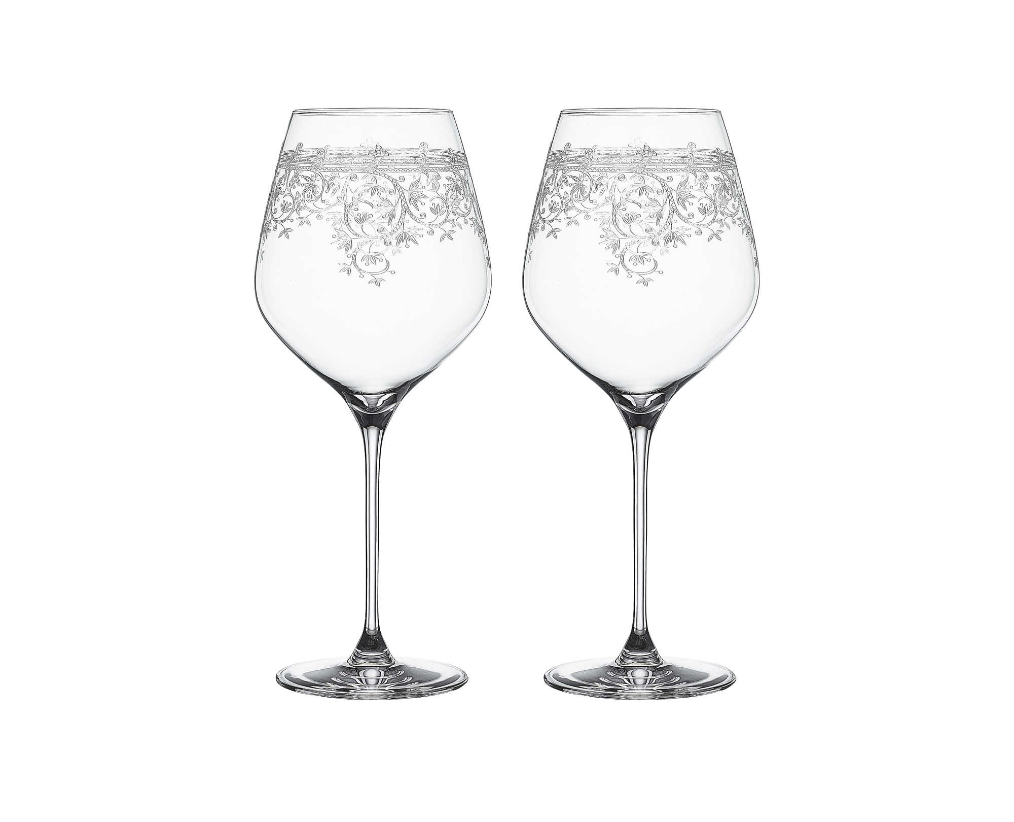SPIEGELAU Arabesque Burgundy Glass