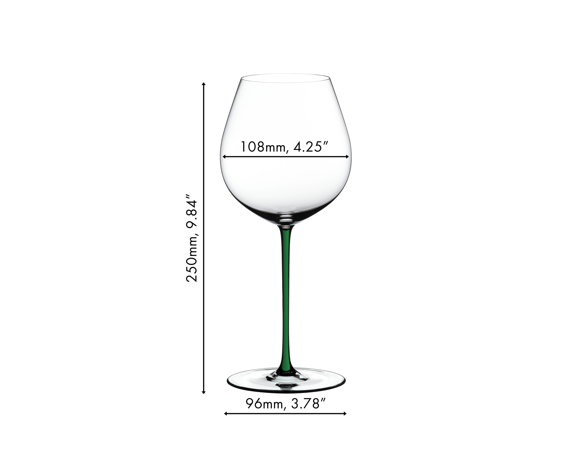 RIEDEL Fatto A Mano by RIEDEL Pinot Noir - Green | Green