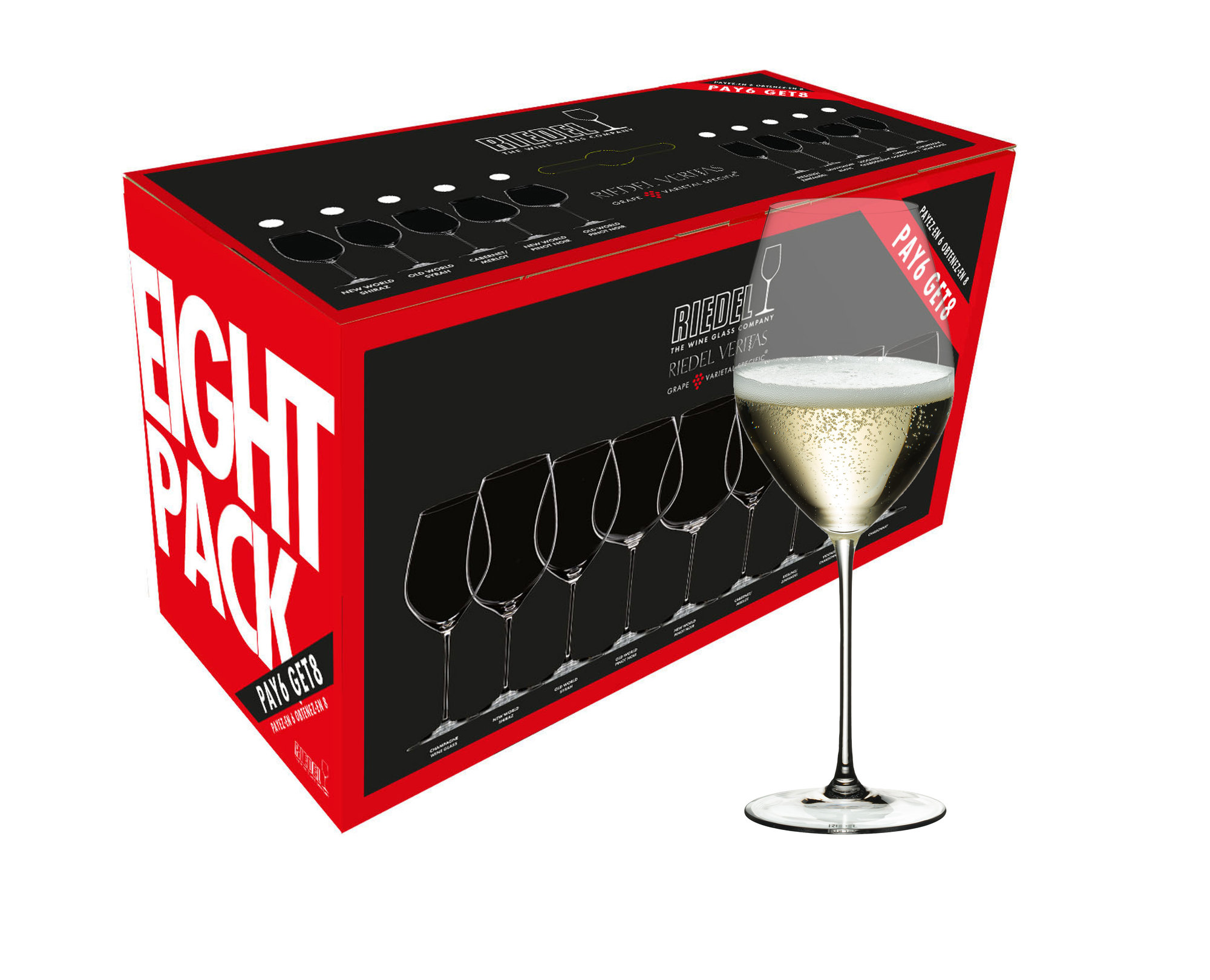 RIEDEL Veritas Champagne Wine Glass